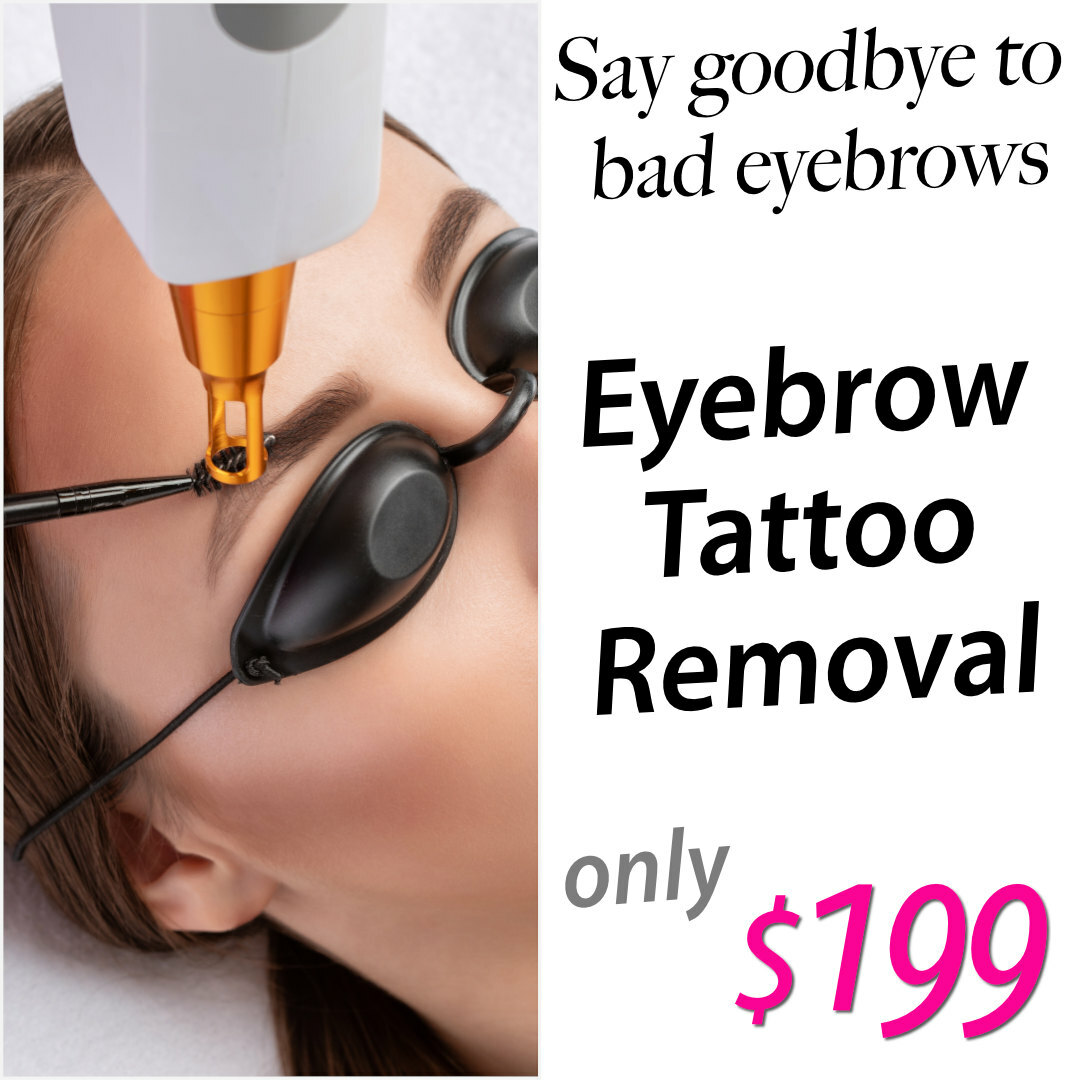 Say goodbye to unwanted eyebrow tattoos