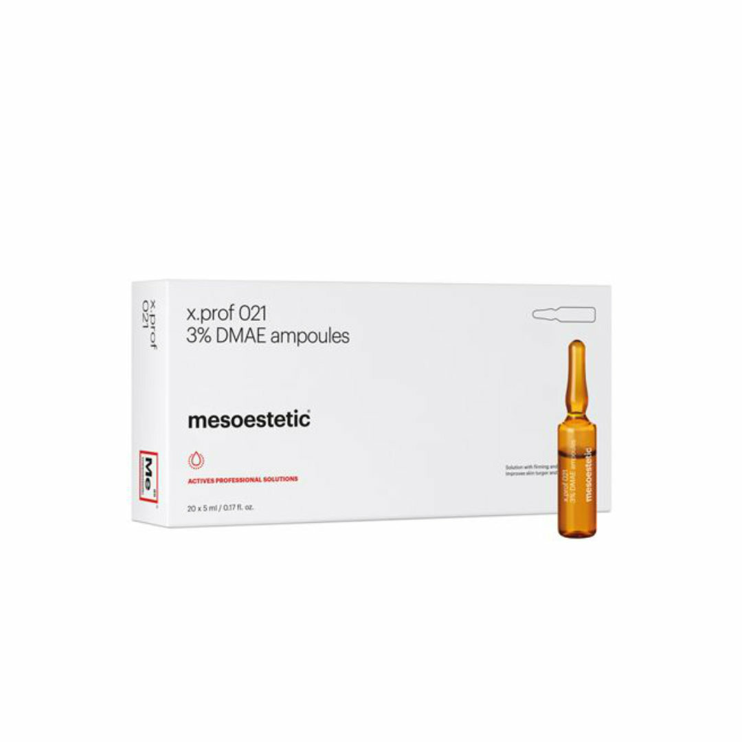 mesoestetic x.prof 021 3% DMAE - is a solution with a firming and tightening effect. Improves turgor and skin elasticity.