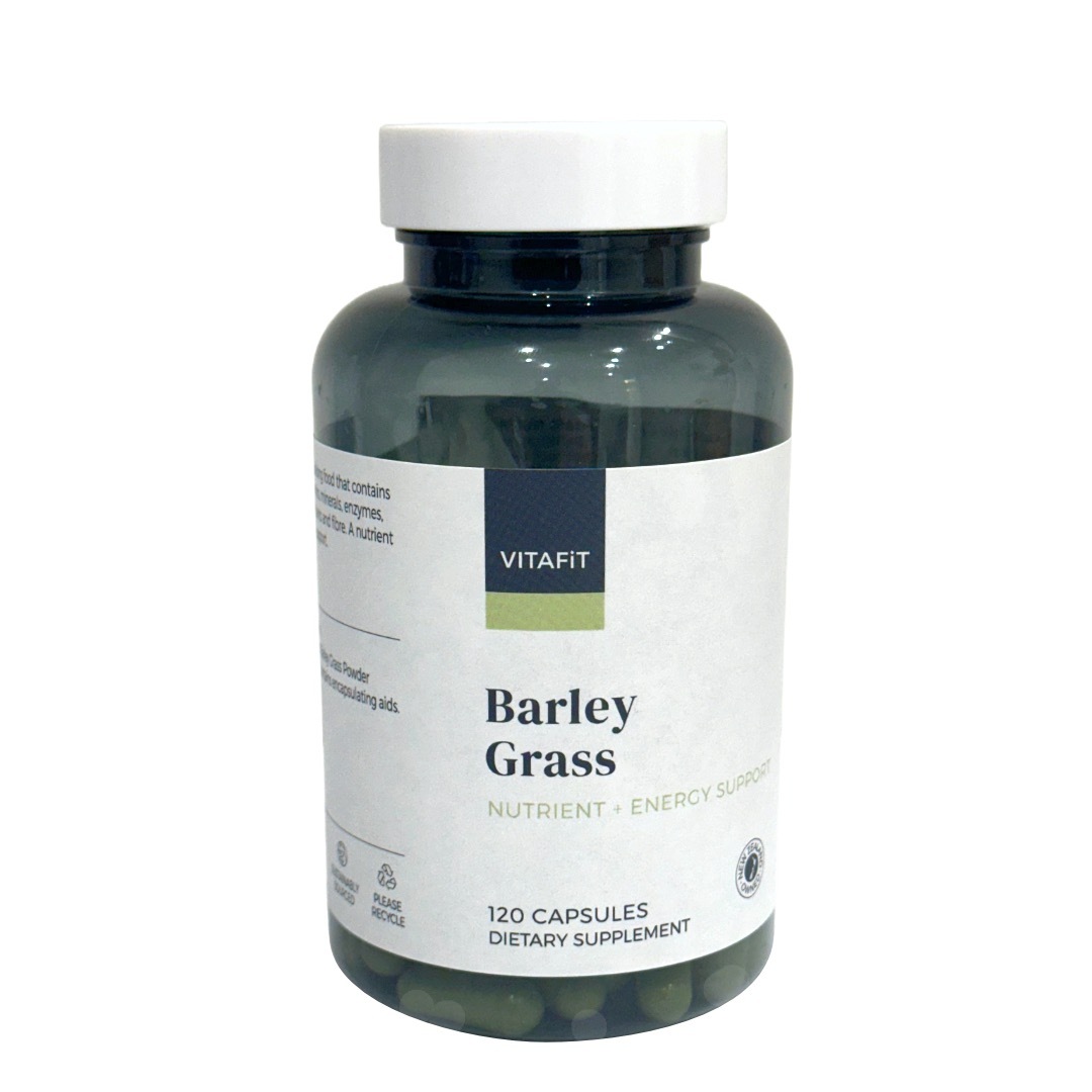 Each capsule of Vitafit Barley Grass contains 498mg of New Zealand sourced Barley Grass Powder.