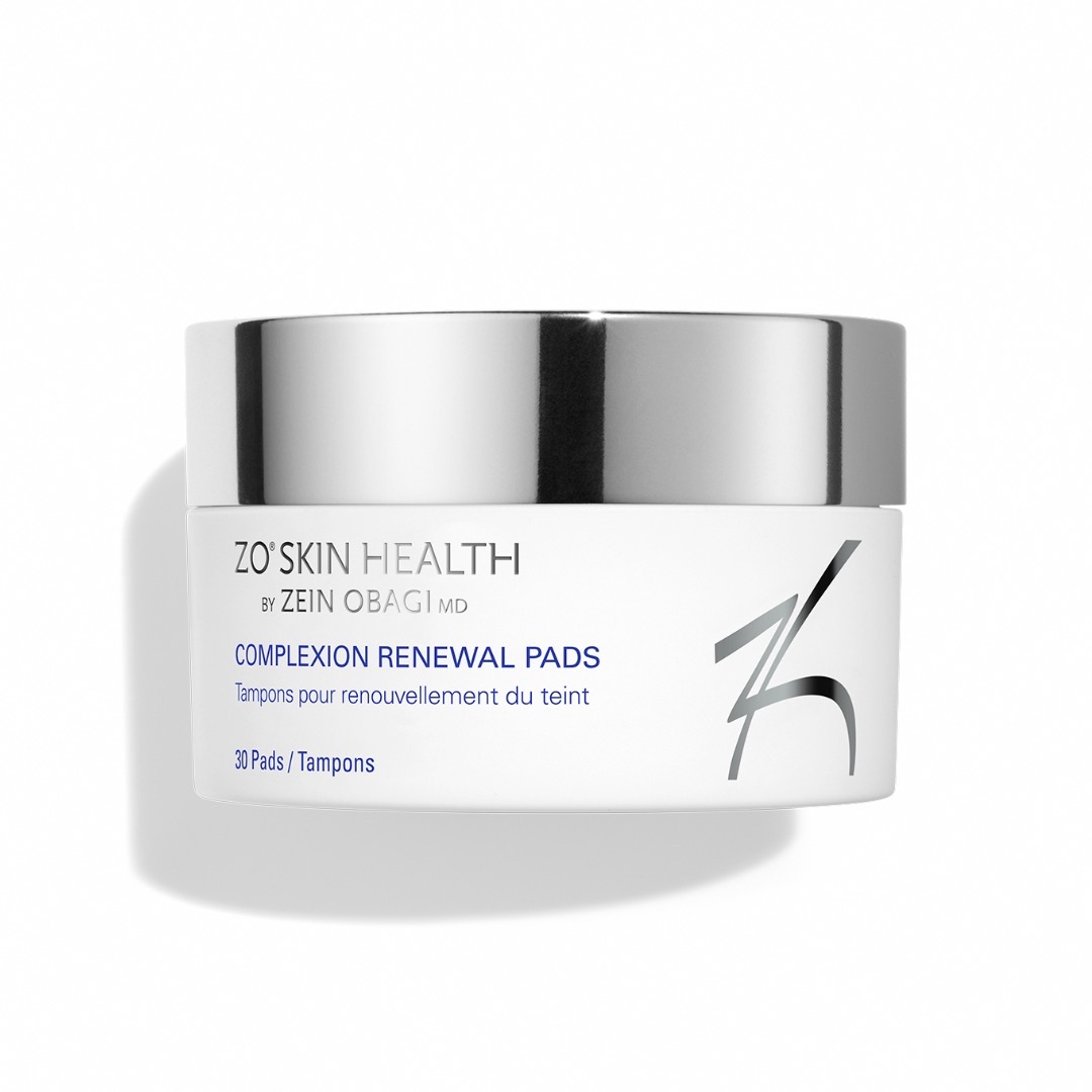ZO Skin Health Complexion Renewal Pads remove excess surface oil and pore-clogging debris.